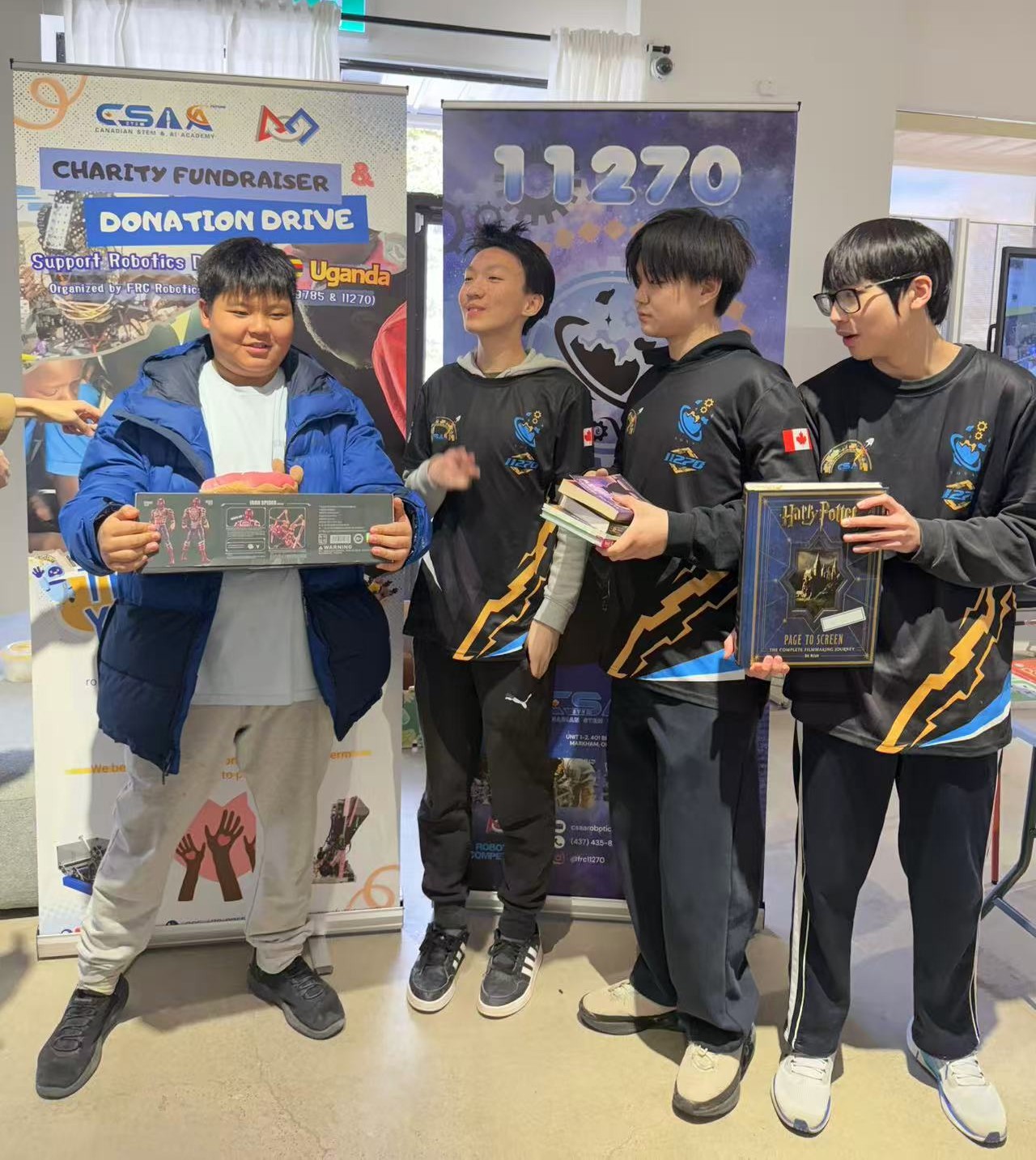 Uganda donation event photo